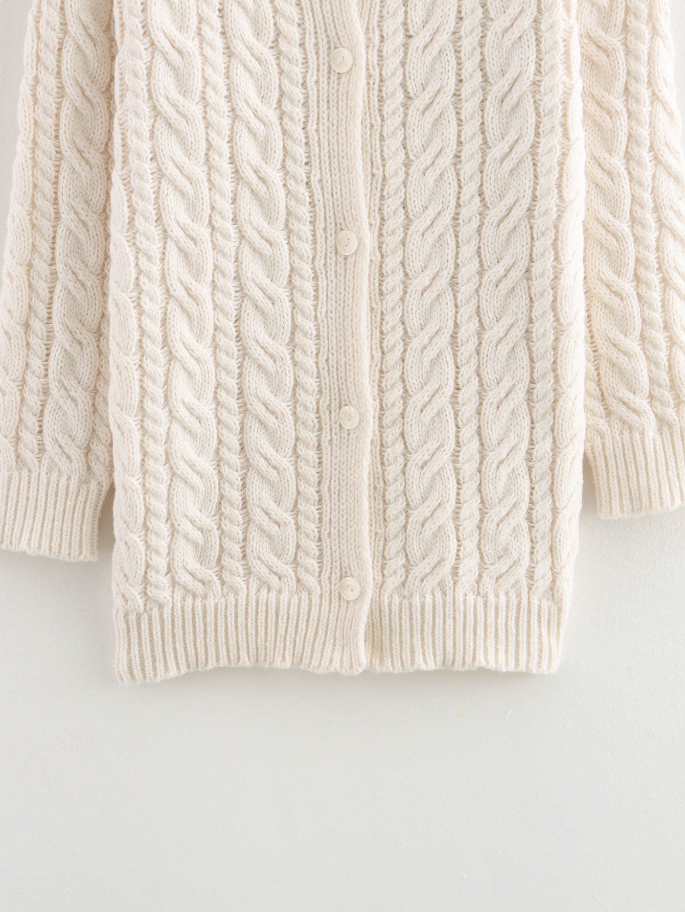 Women Thick Needle Twist Long Knitted Sweater