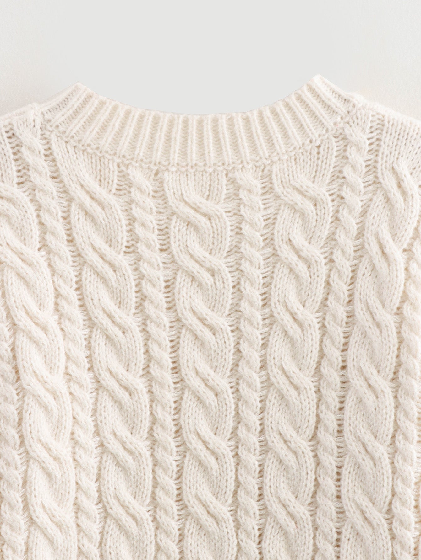 Women Thick Needle Twist Long Knitted Sweater