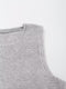 Fall Women Clothing Stylish Simple Side Bow Button Knitted Vest