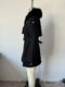 Fall Lace up Gross Bow Tie Woolen Coat Outerwear Women Clothing