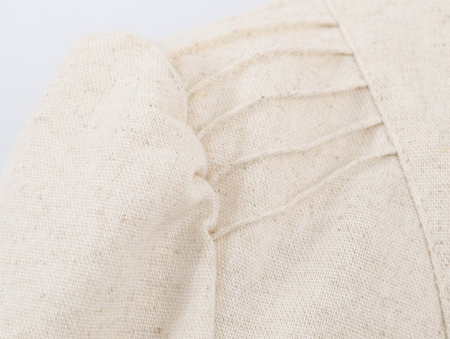Off White Military Like jacket with Ruffle detail
