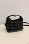 Woven Removable Strap Shoulder Bag