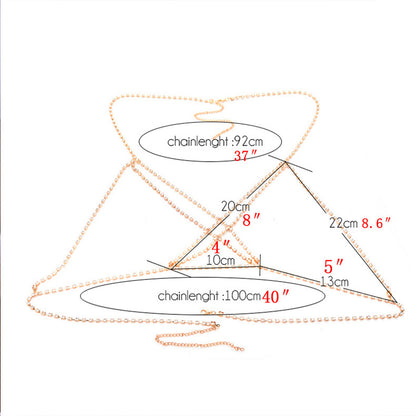 Sexy Necklace Criss Cross Rhinestone  Necklace Criss Cross