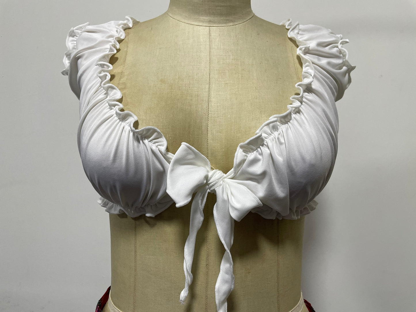 Ladies Sexy Cosplay School Girl Plaid Skirt, Tie and Off Shoulder Top Set 3 pieces