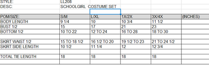 Ladies Sexy Cosplay School Girl Plaid Skirt, Tie and Off Shoulder Top Set 3 pieces