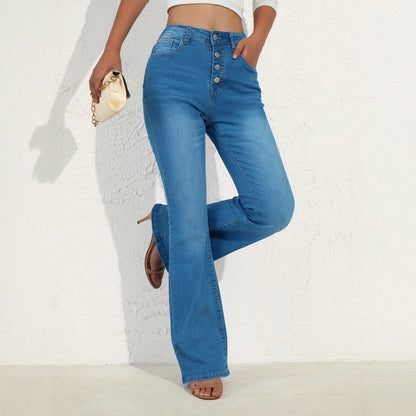 Women Clothing High Waist Stretch Clinch Skinny Skinny Skinny Jeans Women