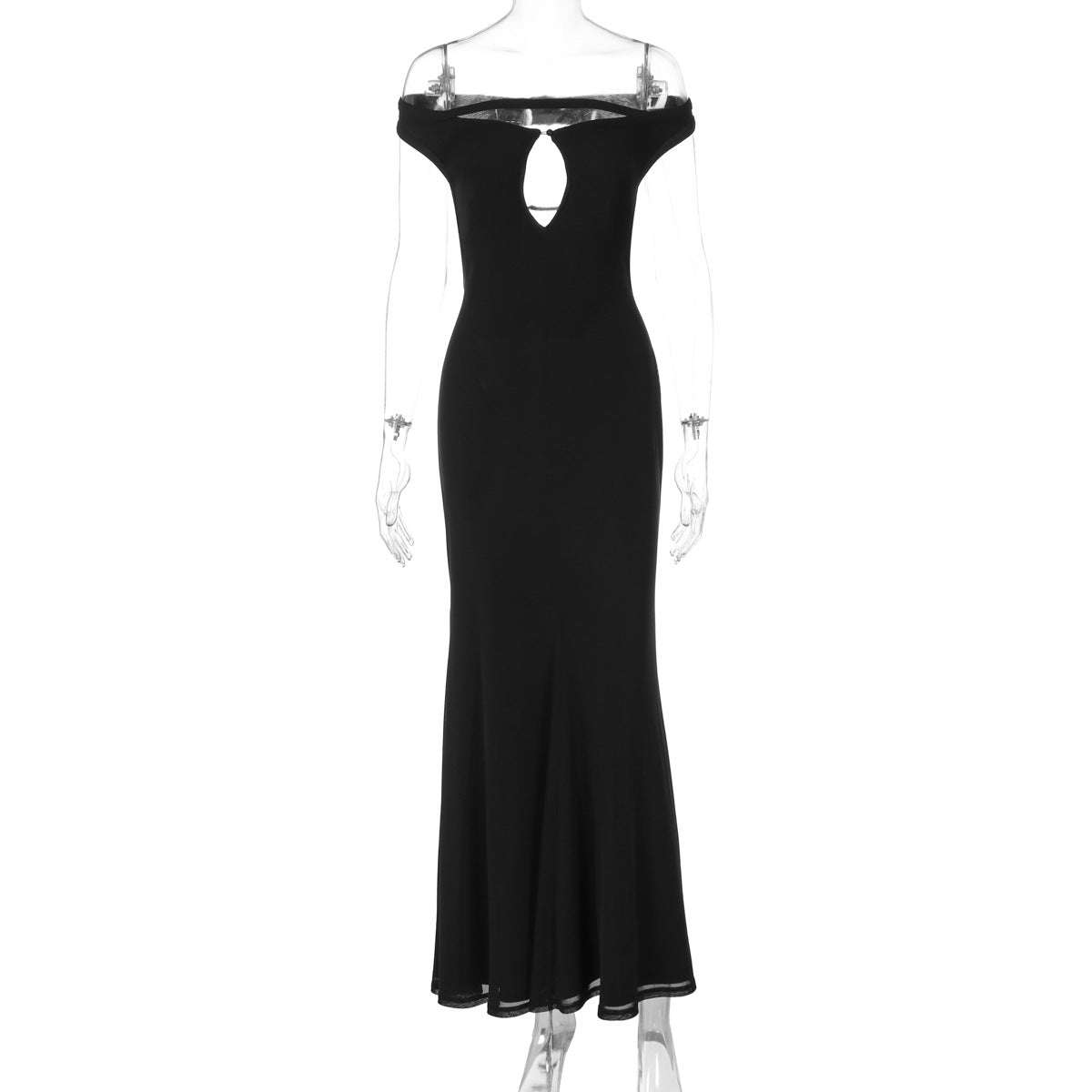 Sexy Backless Hollow Out Cutout Out Solid Color Slim Dress for Women Sexy Backless Hollow Out Cutout Out Solid Color Slim Dress for Women