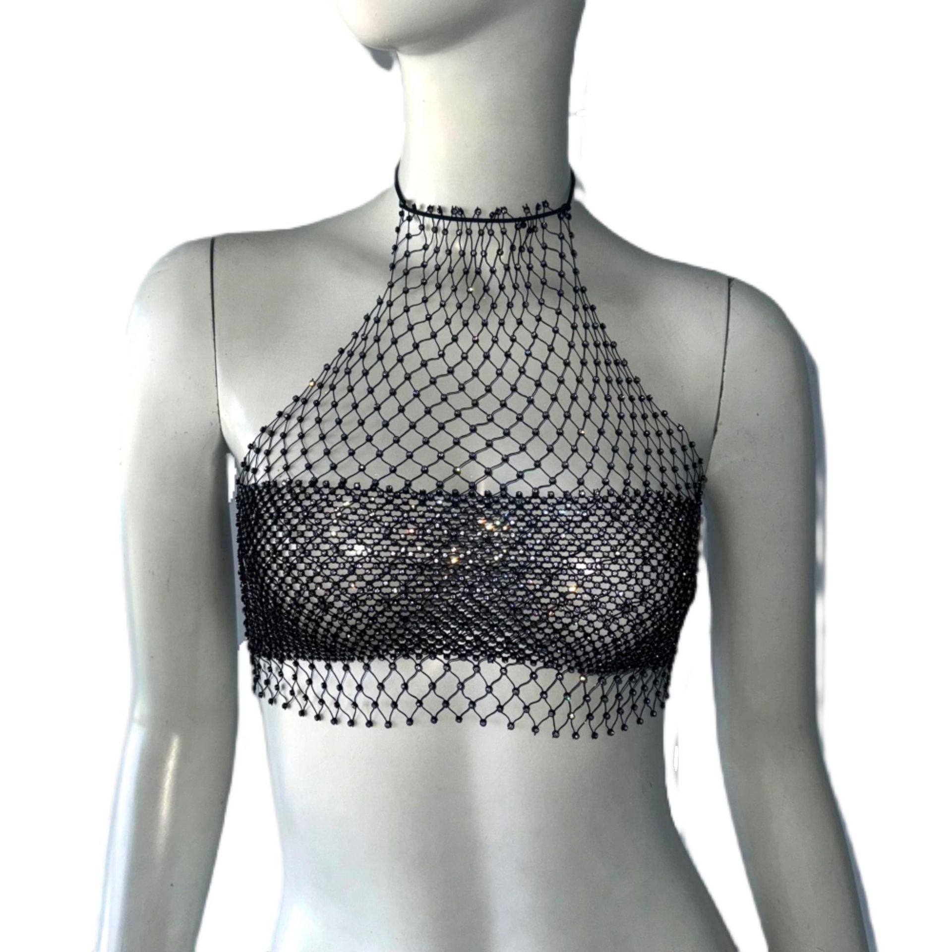 Sexy Vest Fishnet Rhinestone Top Sexy Cutout Drawstring Festival Top Lovely Lies Sexy Vest Fishnet Rhinestone Top Sexy Cutout Drawstring Festival Top Lovely Lies