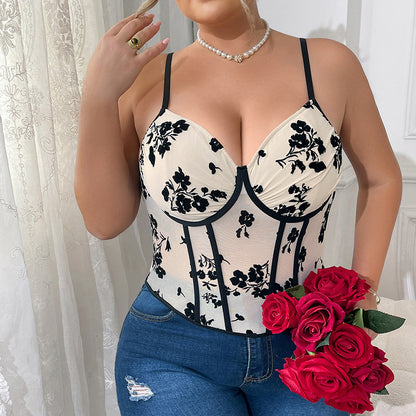 Sexy Low Cut Boning Corset Corset Backless Corset Plus Size