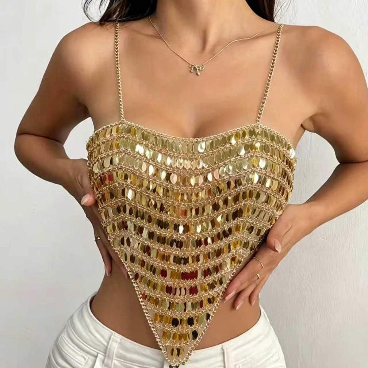 Sexy Love Sequin Tube Top Festival Vibes