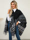 Autumn Winter High Grade Shawl Scarf Cashmere Knitted Cape Cloak Coat Women Clothing