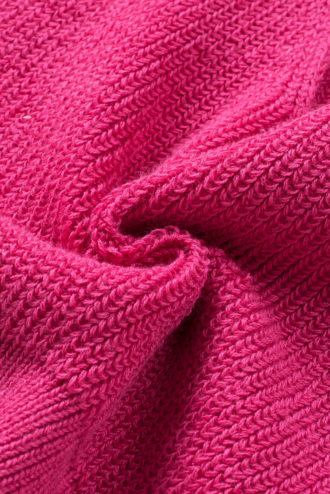 Rose Cropped Woolen Knit Vest