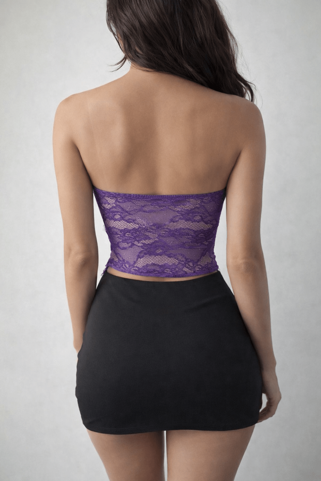 Dangerously Yours Lace Corset Nightclub Tube Top