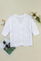 White Frenchy Hollow Out Knitted V Neck Cardigan