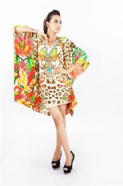 Ladies Sexy Animal Printed Caftan