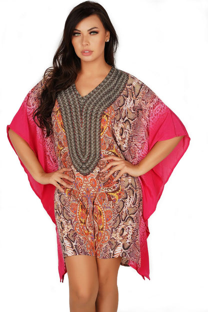 Ladies Sexy Animal Printed Caftan