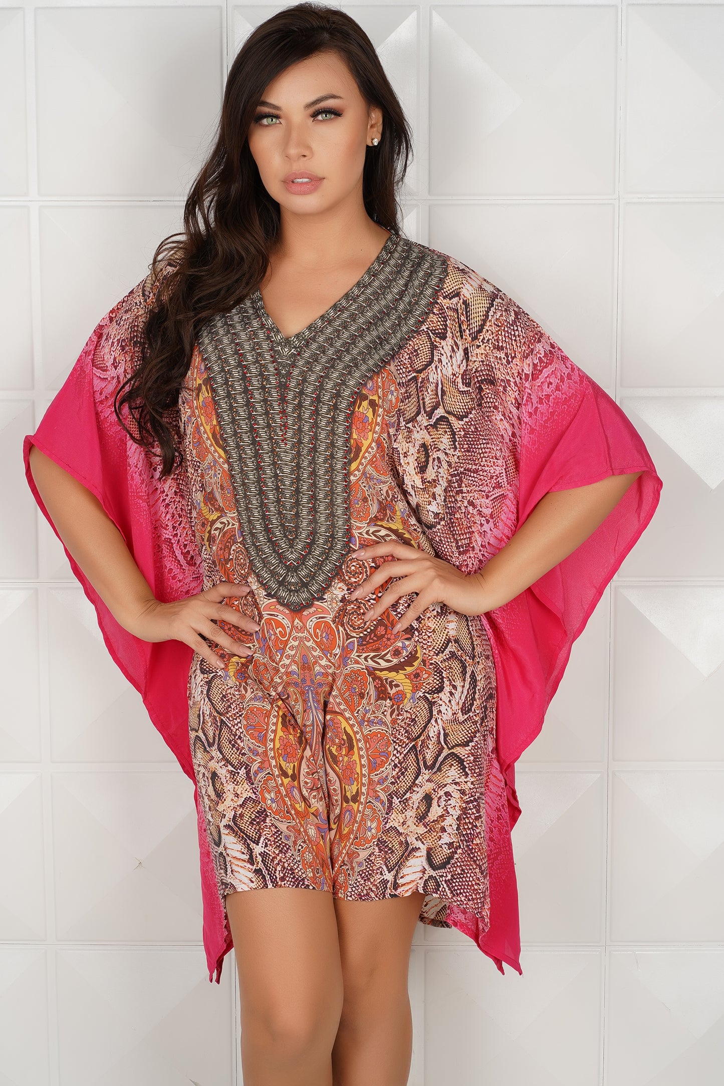 Ladies Sexy Animal Printed Caftan