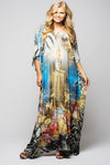 Ladies Sexy Printed Caftan/Cover up