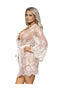 Ladies Lace Sexy Robe with Matching Thong